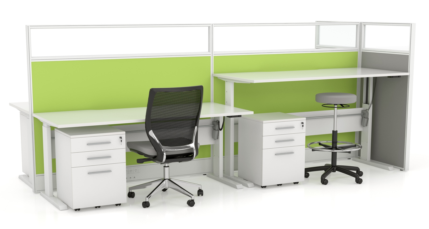 HA Desks with Studio 50 Glazed Screens