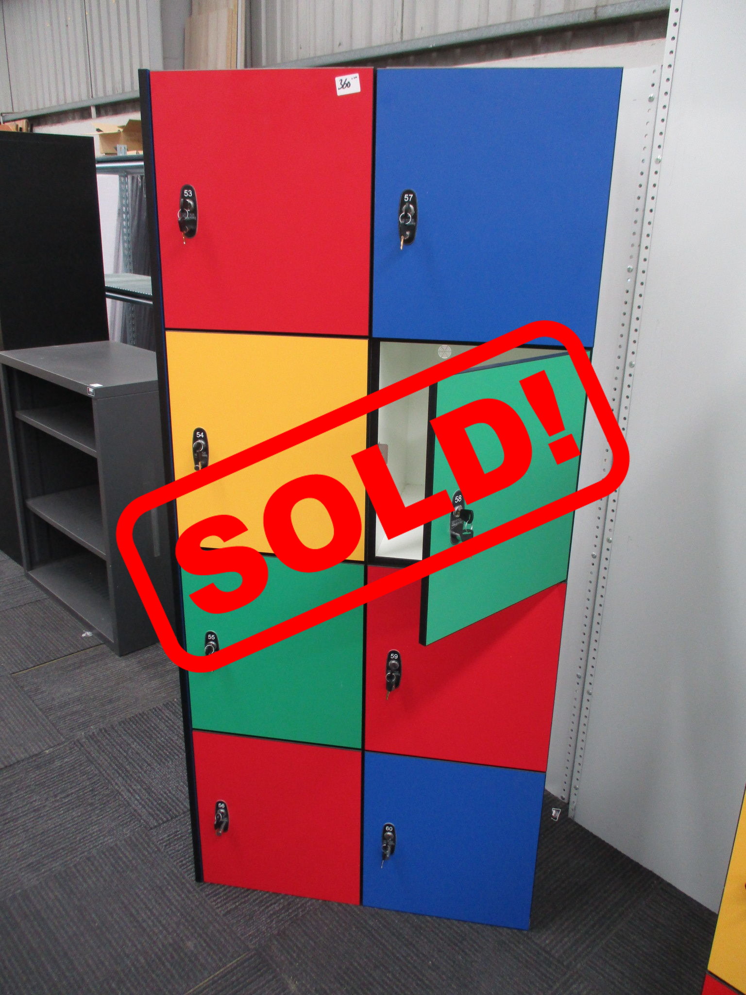 Excel Multi Colored Lockers $180