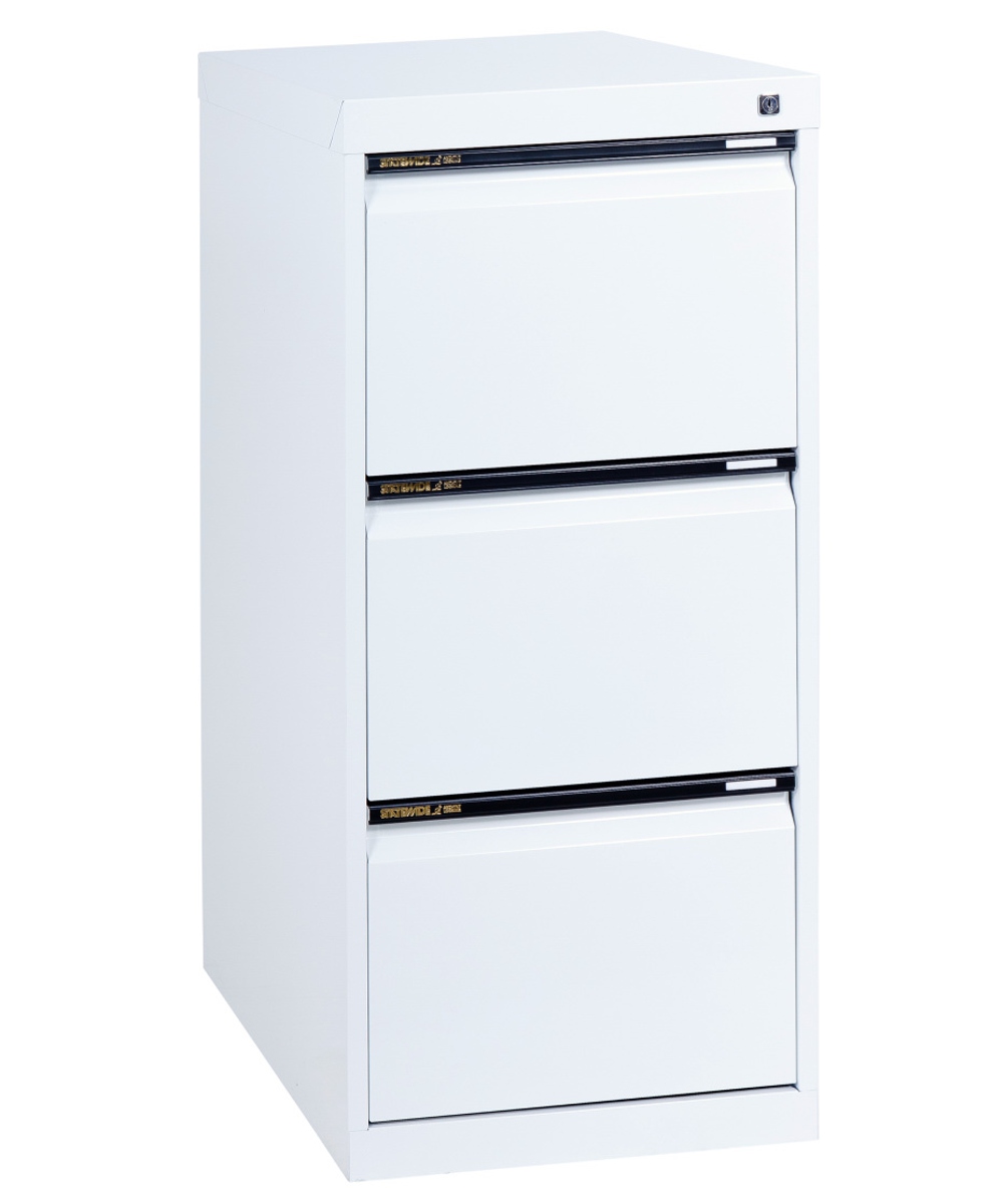 Statewide 3 Drawer Filing Cabinet White
