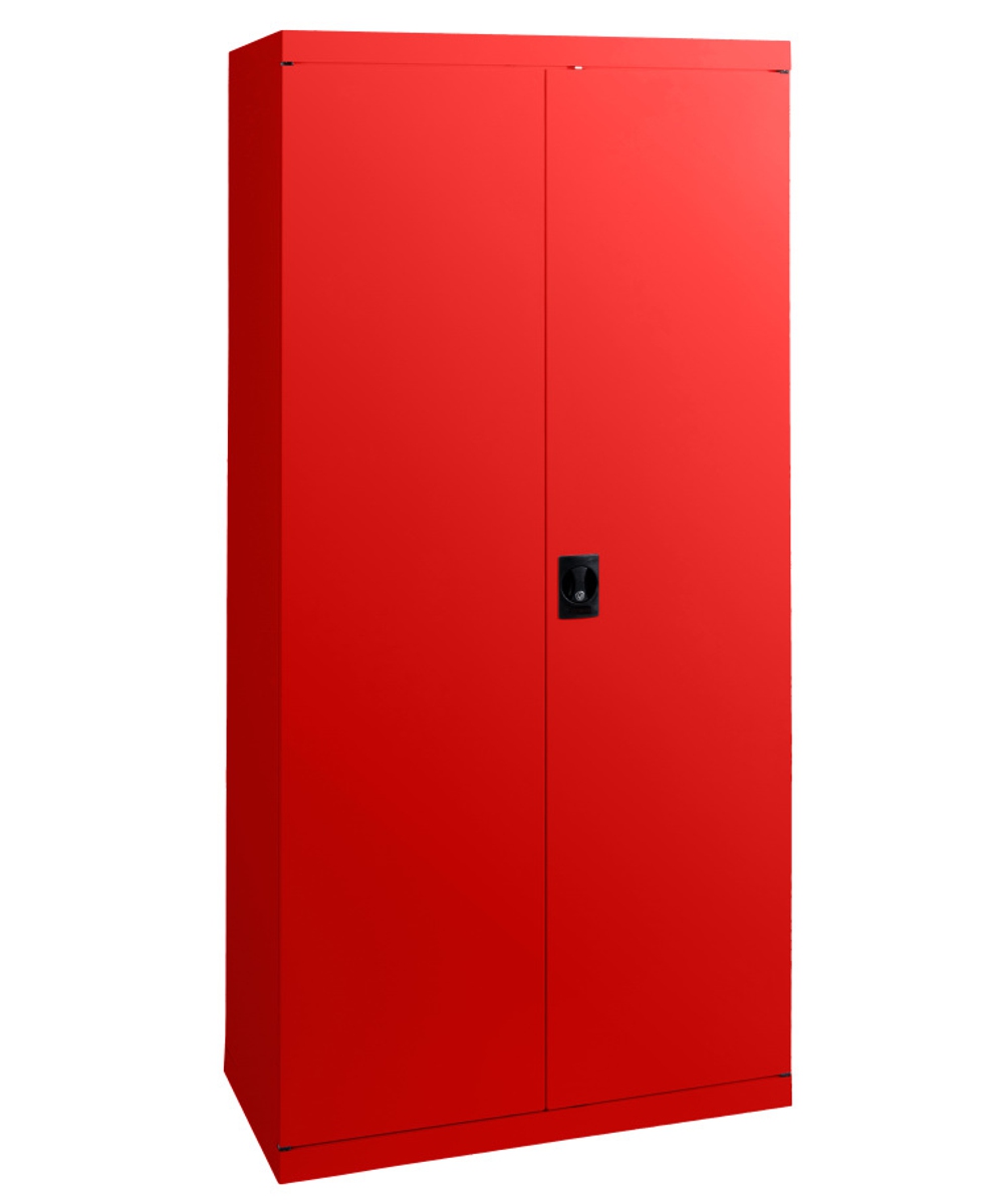 Statewide Economy 1850 High Stationery Cabinet Signal Red