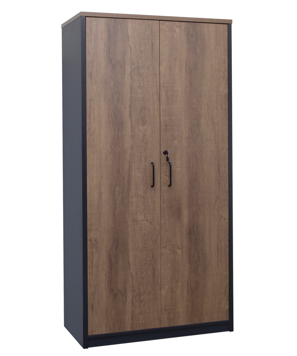 OM Range Regal Walnut and Charcoal Stationery Cabinet