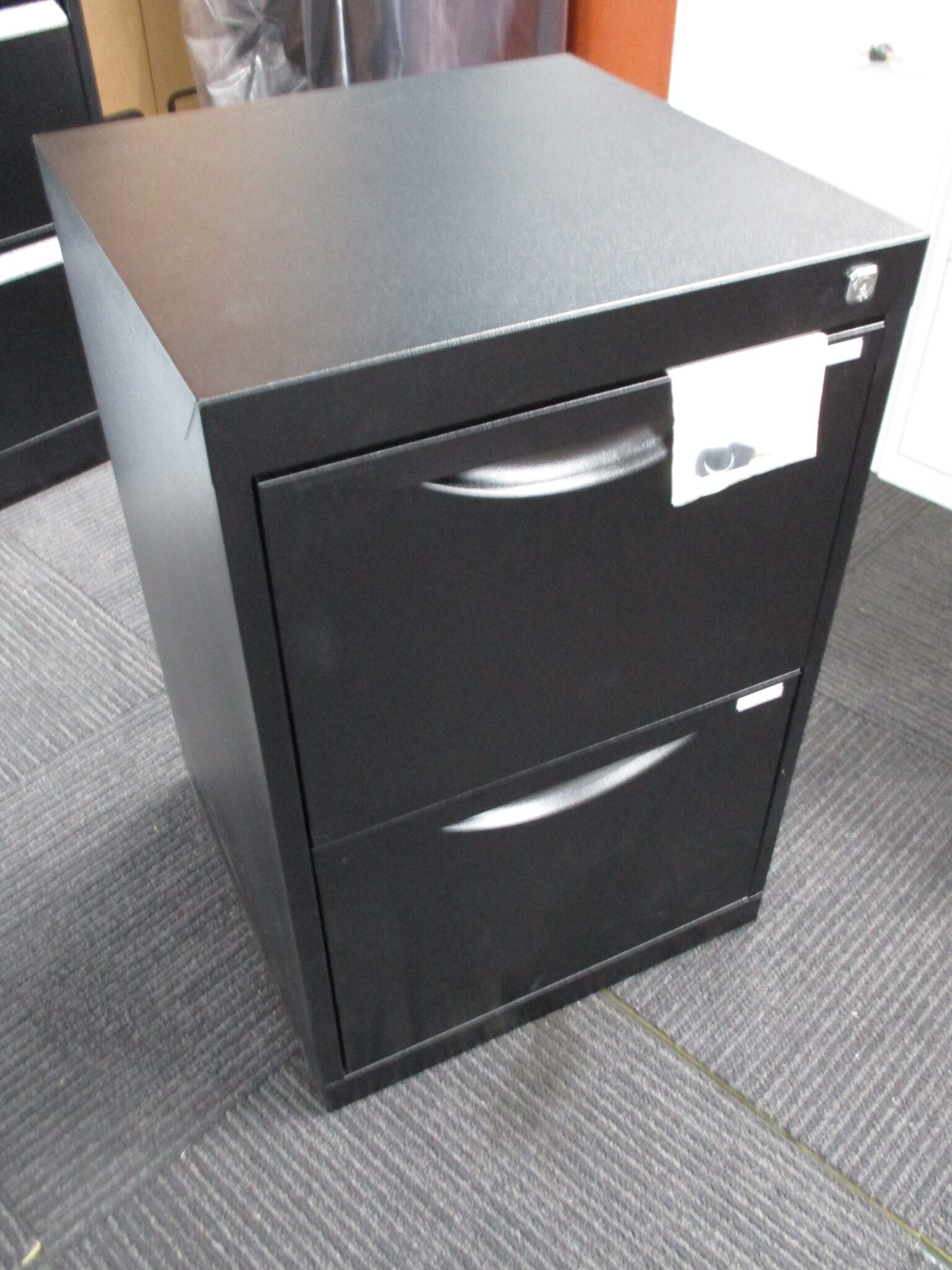 New Black Statewide Homefile 2 Drawer Filing Cabinet $225