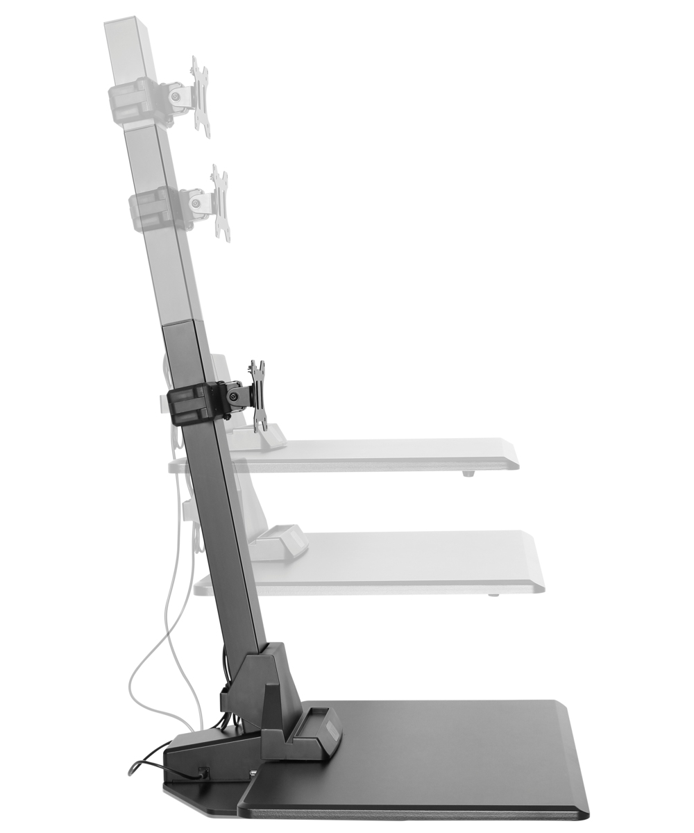 EDT10-T01 Electronic Height Adjustable Sit-Stand Workstation in motion