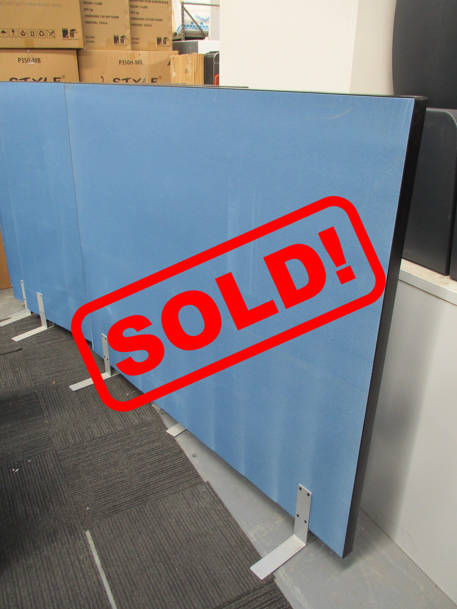 Blue Acoustic Partitions 1800×1500 $140