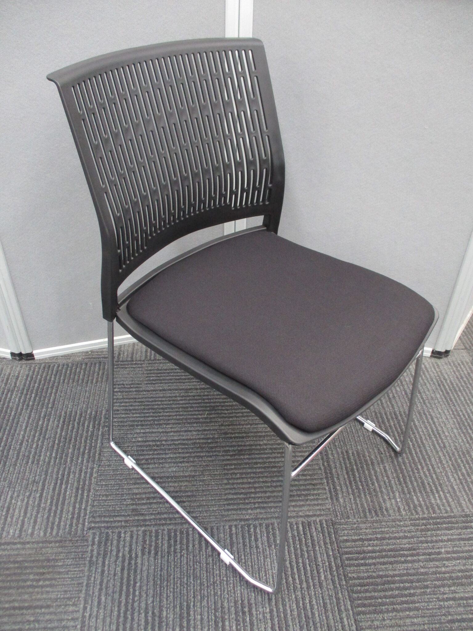 New Riva Fabric Padded Stacking Chairs $89