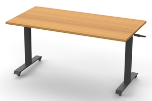 Crank Mobile Height Adjustable Desks