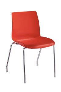 POD Red 4 Leg Chair $67.50