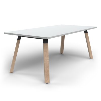 Plantation Meeting Table White 1800 | Giant Office Furniture